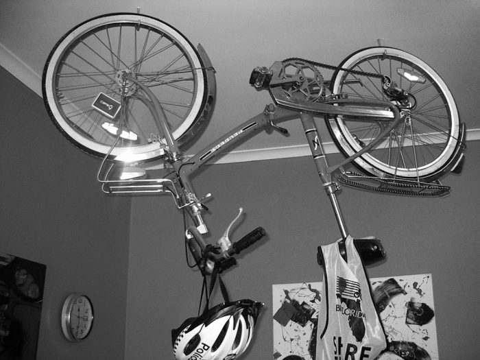 Bike Hanging precision picture hanging work in Melbourne